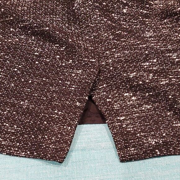 Tahari Black White Tweed Empire Waist Career Midi Dress, Sz 10 - Picture 8 of 9